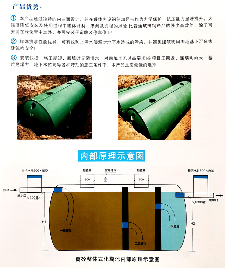 兰陵玻璃钢化粪池